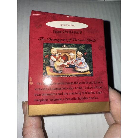 NIB Hallmark Keepsake Ornament 1993 Papa Bear Bearingers Christmas Ornament - Picture 6 of 6